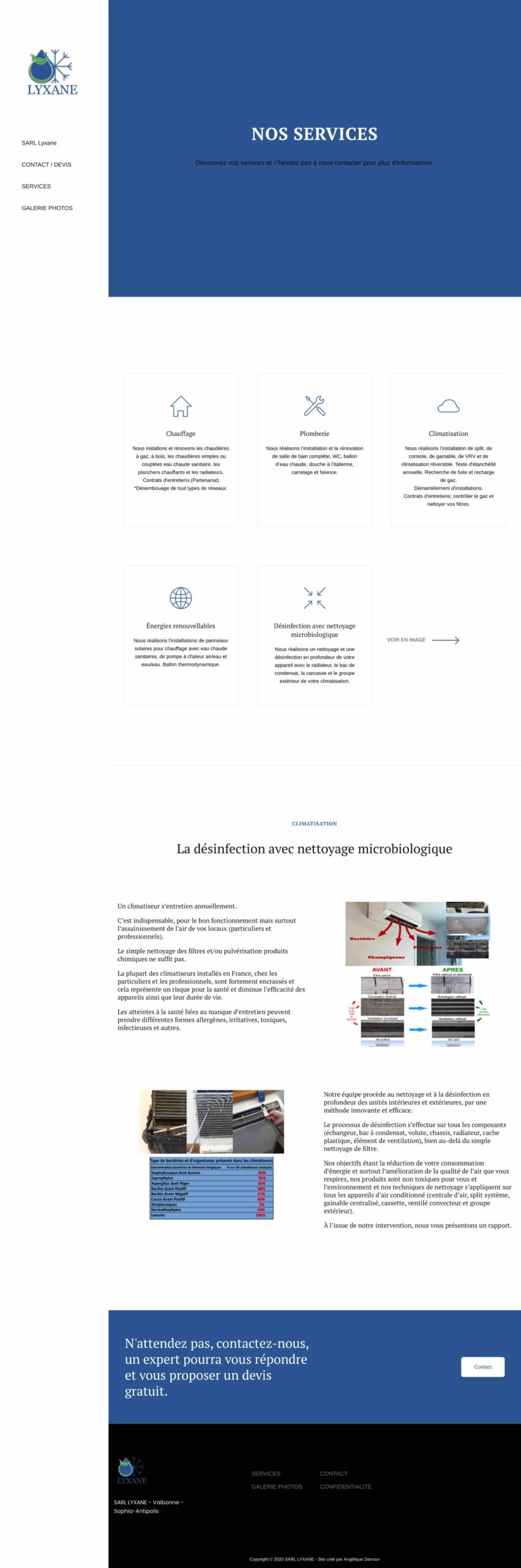 ANGELIQUE DAMOUR - projet LYXANE - page services full