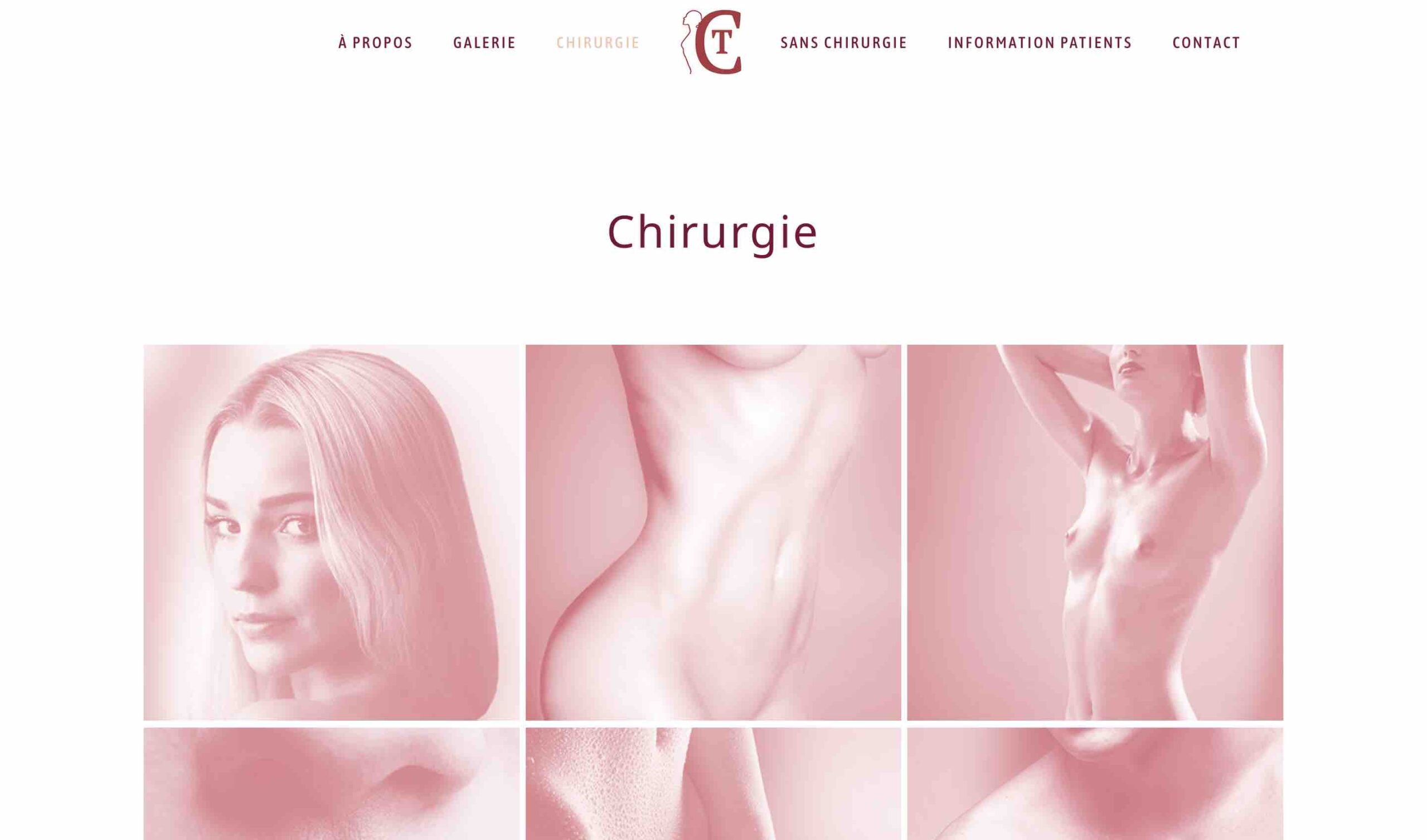 ANGELIQUE DAMOUR - projet DR COLSON - page chirurgie