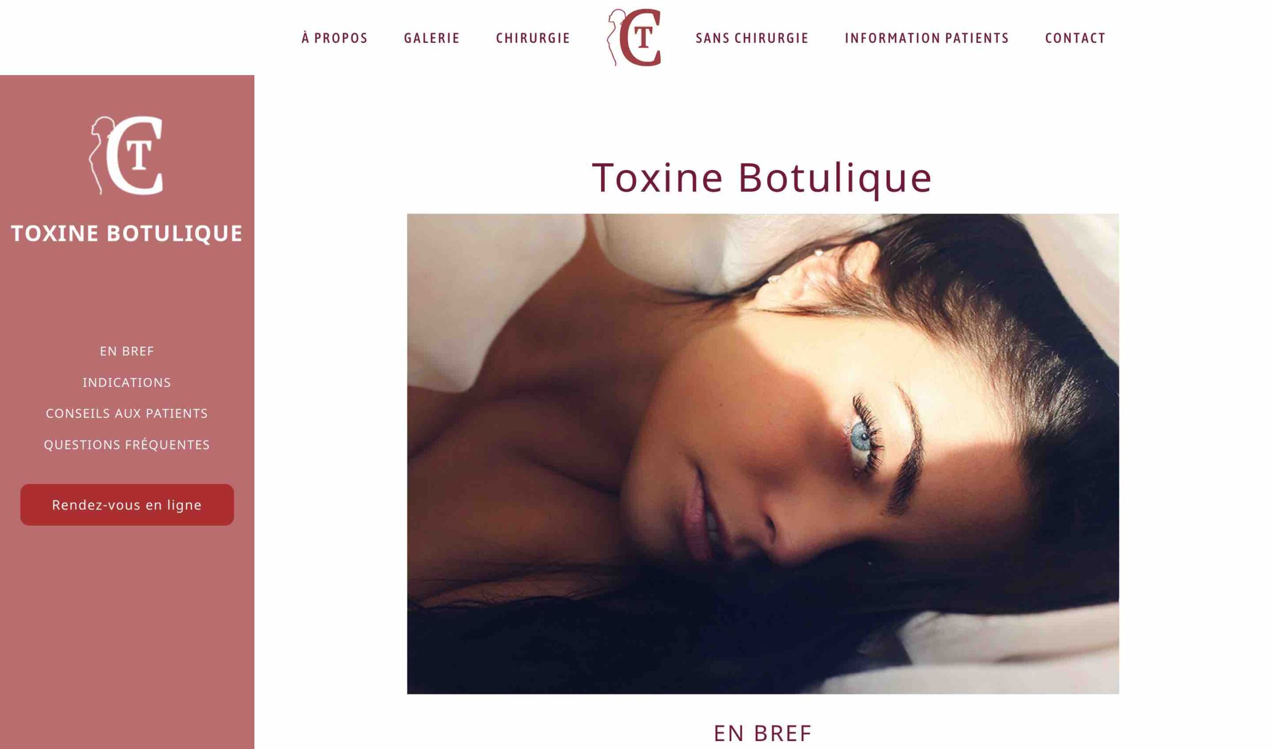 ANGELIQUE DAMOUR - projet DR COLSON - page sans chirurgie botox