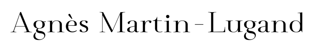 ANGELIQUE DAMOUR - projet AGNES MARTIN LUGAND - logo