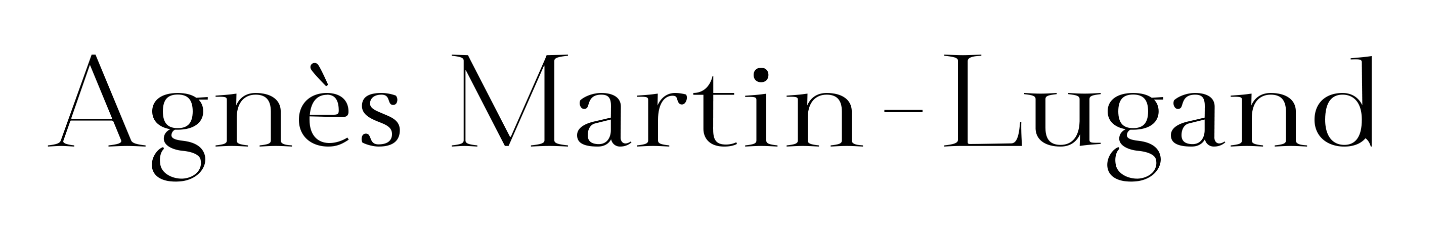 ANGELIQUE DAMOUR - projet AGNES MARTIN LUGAND - logo