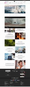 Création de landing page html - ANGELIQUE DAMOUR Design Studio - La Mer - full