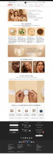 ANGELIQUE DAMOUR - Estée Lauder Revitalizing Supreme Plus - landing page html full screen