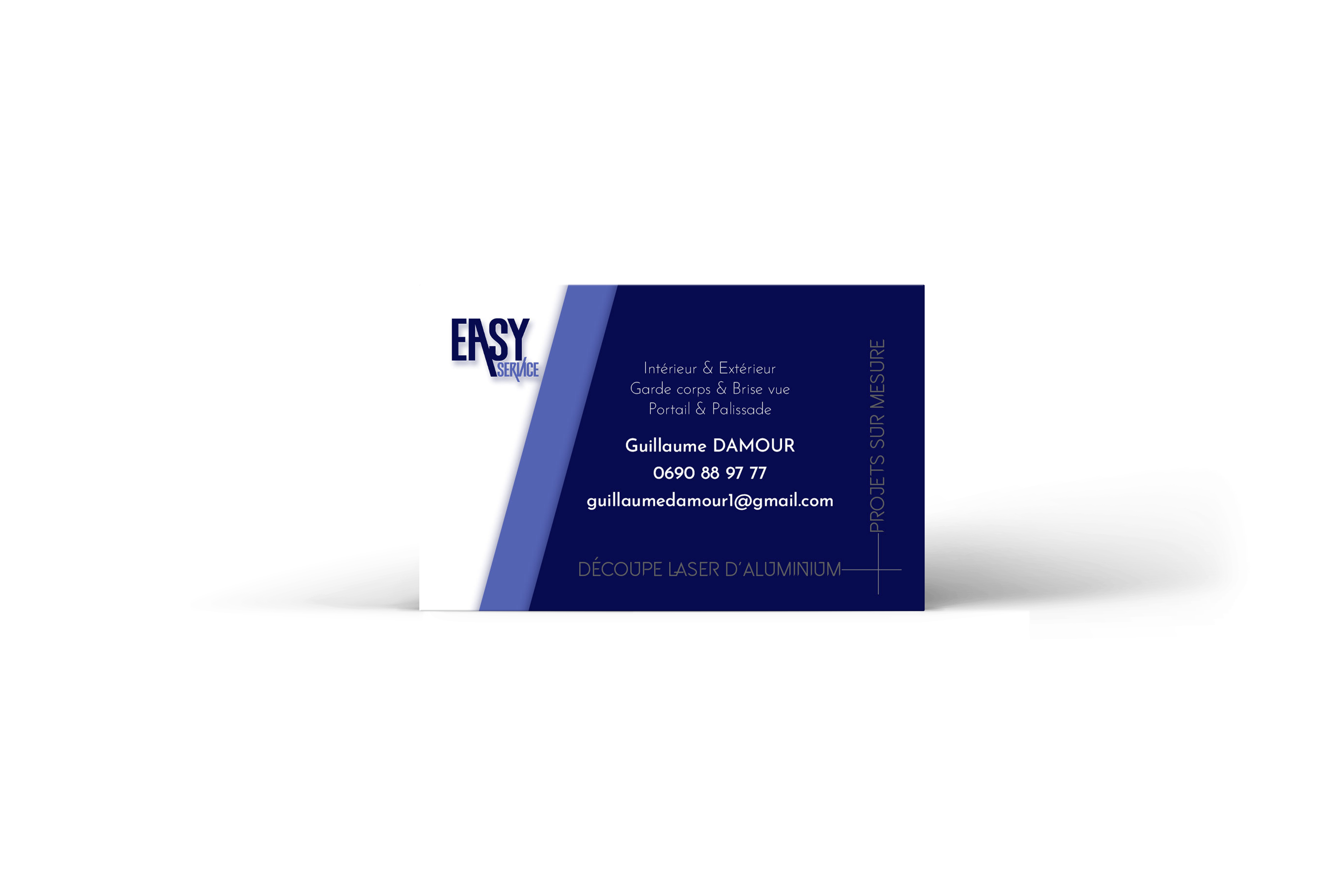ANGELIQUE DAMOUR - Easy Service - Cartes de visites verso
