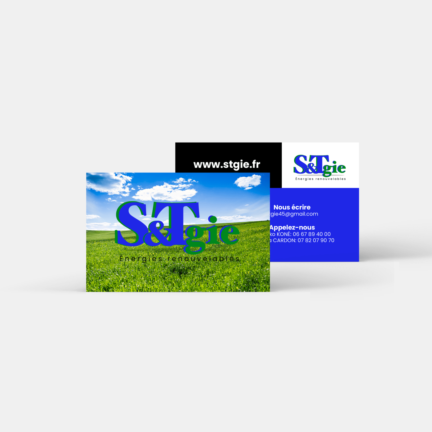 Création de carte de visite - ANGELIQUE DAMOUR Design studio - S&Tgie