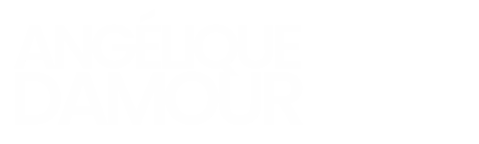 ANGELIQUE DAMOUR Design studio - logo blanc